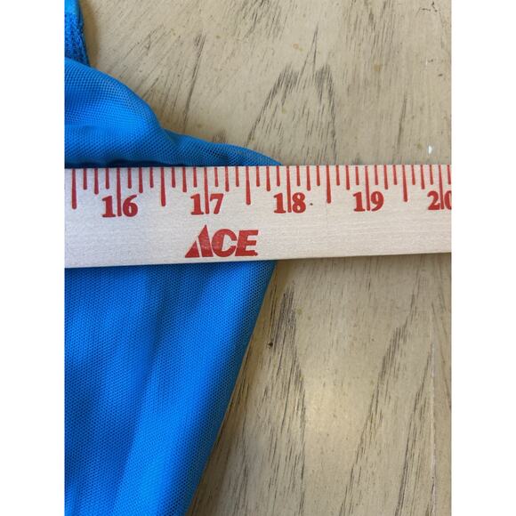 Adidas Mesh Tennis Dress Cowl Neck Sheer Geo Print Ana Ivanovic 2014 Aus Open M - Picture 6 of 12